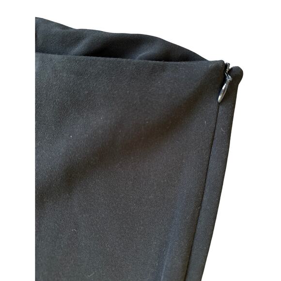 DUSAN Viscose Blend Cropped Flared Pants in Black Size Small - Picture 5 of 8